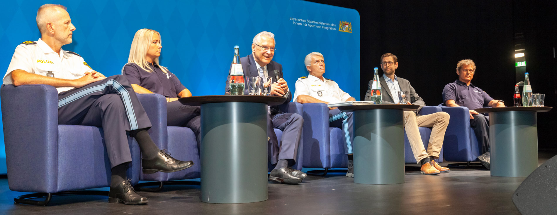 Podiumsdiskussion, u.a. mit Innenminister Joachim Herrmann