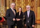 Innenminister Joachim Herrmann, Barbara Schretter und Dr. Erwin Lohner