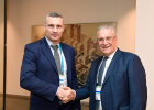Innenminister Joachim Herrmann und Bürgermeister der ukrainischen Hauptstadt Kiew, Wladimir Klitschko
