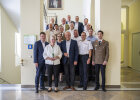 Gruppenfoto im Treppenhaus