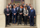 Gruppenfoto mit den Staatssekretären und Staatsräten
