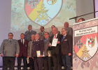 Gruppenbild: Innenminister Herrmann mit Reservisten 