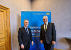 Innenminister Joachim Herrmann und stv. Direktor von Europol, Herrn Jürgen Ebner,