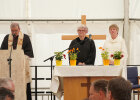 Podium des Gottesdienstes