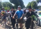 30. Juli 2017: Innen- und Verkehrsminister Joachim Herrmann nimmt an der BR-Radltour teil und fährt von Ellingen nach Gunzenhausen.