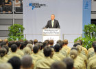 Vereidigungsfeier von Polizeibeamten am 27. Juli 2013 in Nürnberg - Staatsminister Joachim Herrmann