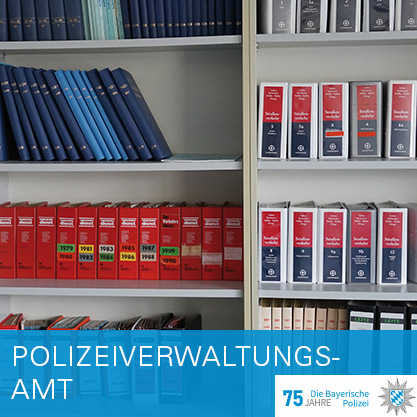 Kachel 75 Jahre Polizei - Polizeiverwaltungsamt